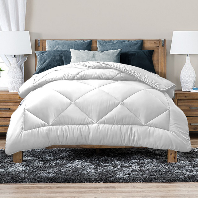 Luxor Australian Made All Season 400GSM Bamboo Blend Quilt King Single.
