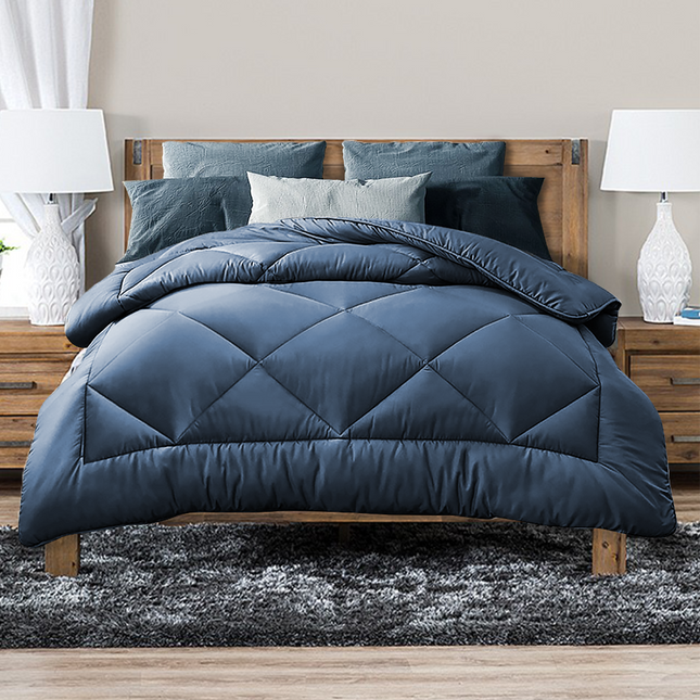 Luxor Australian Made All Season Ocean 400GSM Bamboo Blend Quilt Queen.