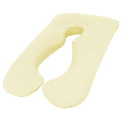 Woolcomfort Aus Made Maternity Pregnancy Nursing Sleeping Body Pillow Pillowcase Included Cream.