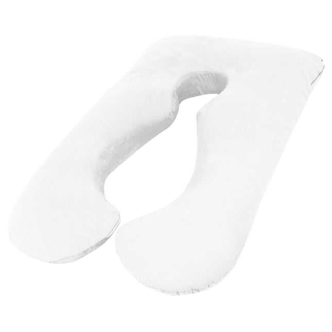 Woolcomfort Aus Made Maternity Pregnancy Nursing Sleeping Body Pillow Pillowcase Included White.