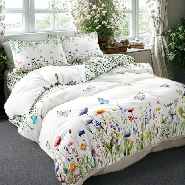 Dreamfields - Butterfly Dreams Quilt Cover Set - (2pcs, Single Size).