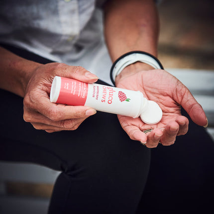 Fast Acting Glucochews | Raspberry | 6 tubes of 10 chews.
