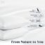 Puredown Goose Down and Feather Pillow Inserts for Sleeping, 100% Cotton Fabric Cover Bed Pillows, Set of 2, White, King Size.