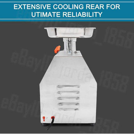 1.63HP Commercial Meat Mincer- Electric Grinder & Sausage Maker Filler 1200W.