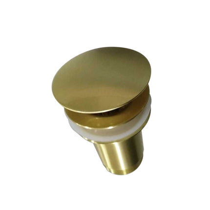2021 new brushed Nickel Brushed stainless steel Pop Up Waste Plug 40 mm NO Overflow.