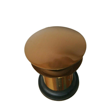 2021 new brushed Nickel Brushed stainless steel Pop Up Waste Plug 40 mm NO Overflow.