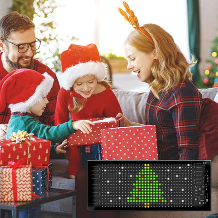 Programmable LED Matrix Panel Flexible Screen IP65 with APP Control 70*173mm.