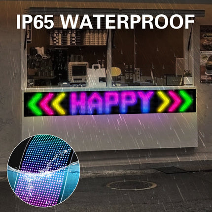 Programmable LED Matrix Panel Flexible Screen IP65 with APP Control 192*1330mm.