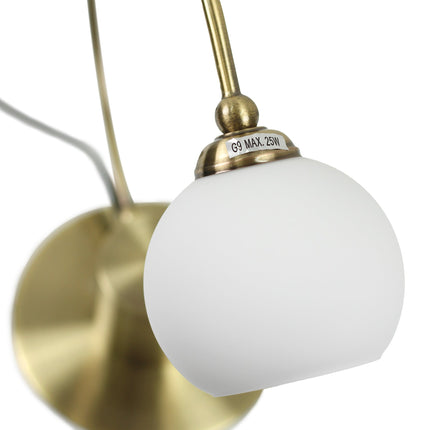 Penelope Touch Table Lamp - Antique Brass.