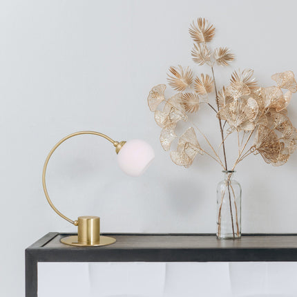Penelope Touch Table Lamp - Antique Brass.