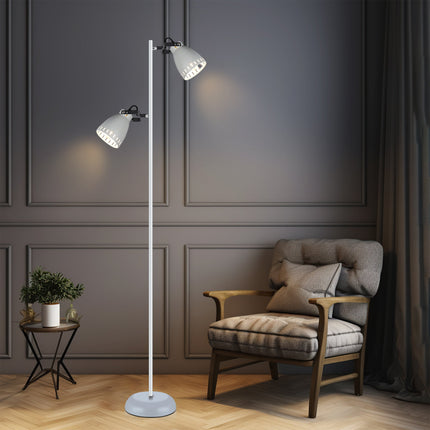Audrey Floor Lamp - White.