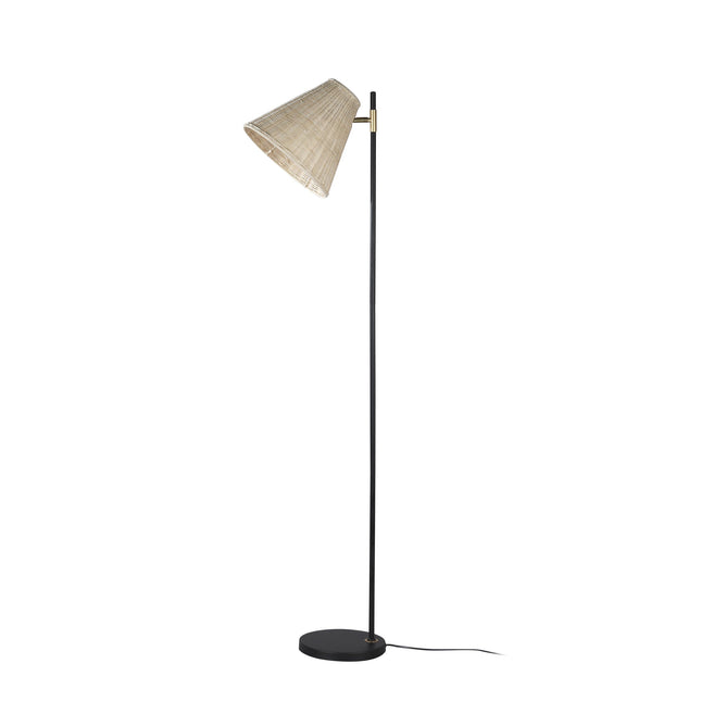 Yvette Rattan Floor Lamp.