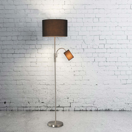 Cylinya Mother and Child Floor Lamp - Black.