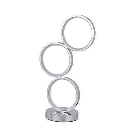 Iva LED Touch Table Lamp - Rose Gold/Chrome.
