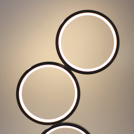 Iva LED Touch Table Lamp - Rose Gold/Chrome.