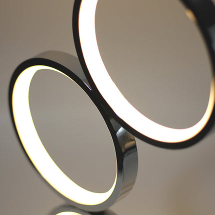 Iva LED Touch Table Lamp - Rose Gold/Chrome.