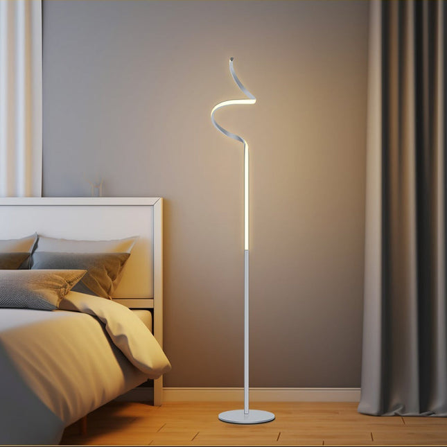 Chipper LED Floor Lamp - Chrome.