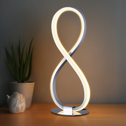 Infinite LED Table Lamp - Chrome.