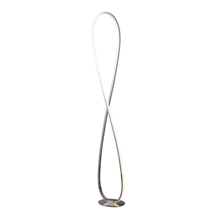 Infinite LED Floor Lamp - Chrome.