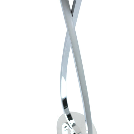 Infinite LED Floor Lamp - Chrome.