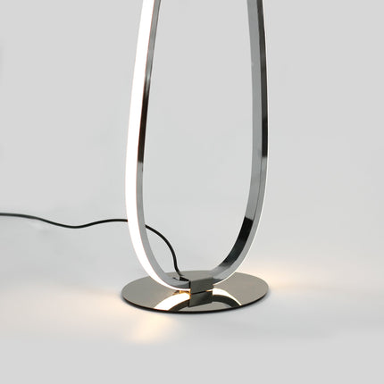 Infinite LED Floor Lamp - Chrome.