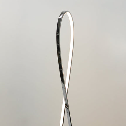 Infinite LED Floor Lamp - Chrome.
