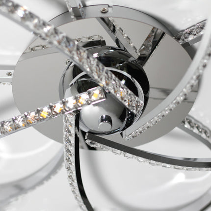 Irie Dimmable 5 Lights LED Ceiling Light - Chrome.