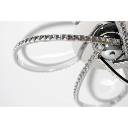 Irie Dimmable 5 Lights LED Ceiling Light - Chrome.
