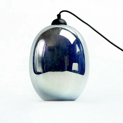 Moravian Glass Oval Pendant Light - Copper.