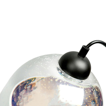 Moravian Glass Oval Pendant Light - Copper.