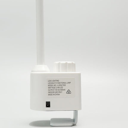 Inbuilt LED Multi-Functional Desk Lamp.