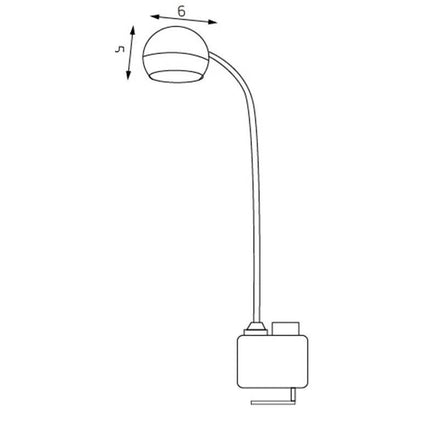 Inbuilt LED Multi-Functional Desk Lamp.