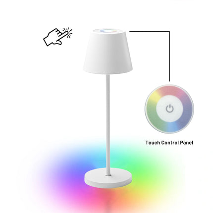 Enoki Portable RGB Table Lamp - White.