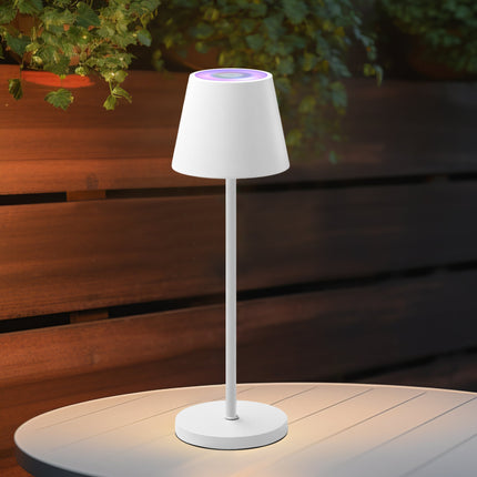 Enoki Portable RGB Table Lamp - White.