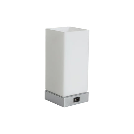 Jessica Rectangle Touch Lamp with USB Port.