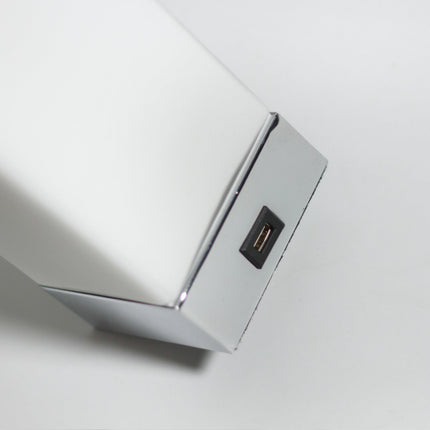 Jessica Rectangle Touch Lamp with USB Port.