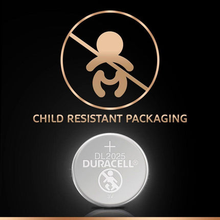 2x Duracell CR2025 Batteries Lithium 3V Battery Security 2025.