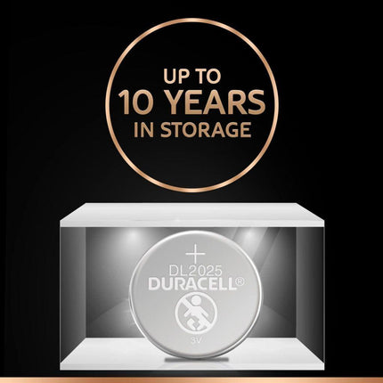 2x Duracell CR2025 Batteries Lithium 3V Battery Security 2025.