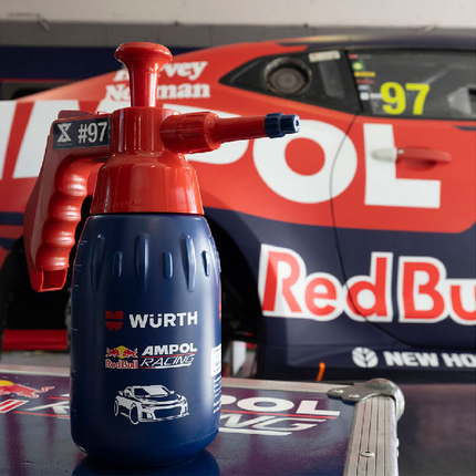 1L Wurth RedBull Ampol F1 Racing Brake Cleaner Specific Pump Spray Bottle Unfilled.