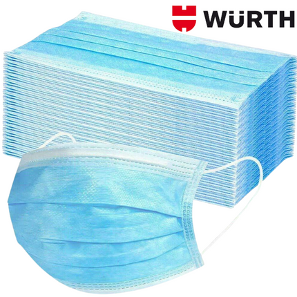 100x Disposable Surgical Face Mask Dust Mouth Guard 3 Ply Air Purifying.