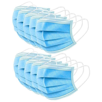 100x Disposable Surgical Face Mask Dust Mouth Guard 3 Ply Air Purifying.