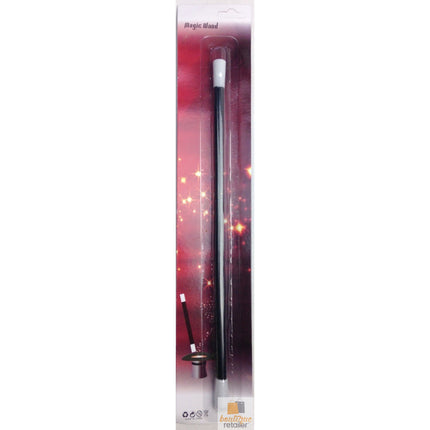 Black MAGIC WAND Magicians Wizard Costume Prop Party Accessory 30cm Length.
