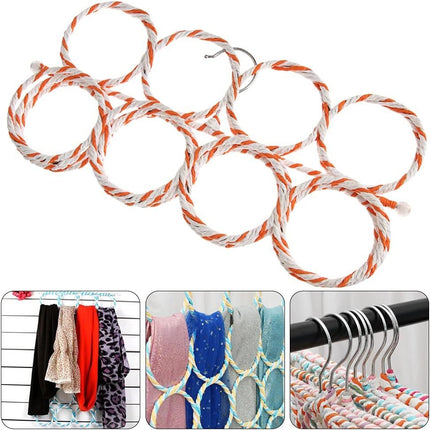 1x 28 Hole Scarf Hanger Holder Storage Tie Belt Scarf Organiser Space Saver.