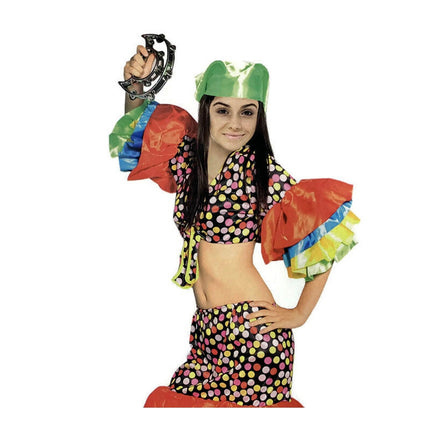 Womens FLAMENCO DANCER COSTUME Spanish Fancy Dress RUMBA Rio Carnival.