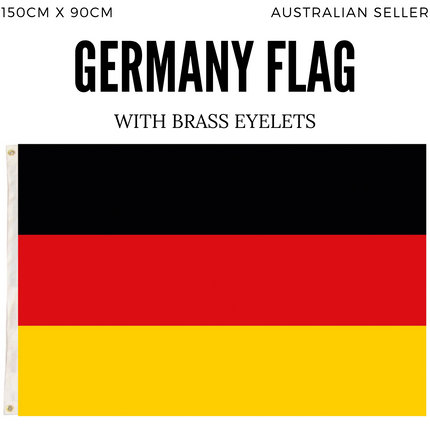 Germany Country Flag Deutschland Heavy Duty DE German - 150cm x 90cm.