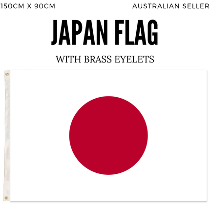 Japan Country Flag Japanese Heavy Duty - 150cm x 90cm.