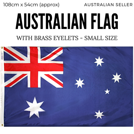 AUSTRALIA FLAG Aussie Australian Day Souvenir National 108cm x 54cm - Small.