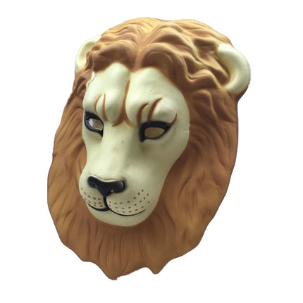 Animal Head Face Mask Halloween Costume Party Toys Adult Kids - Lion.
