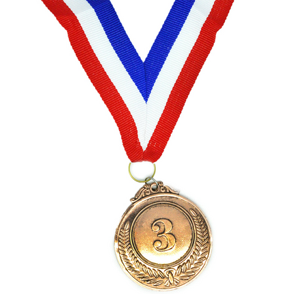 Set of 3 Gold Silver Bronze Medals Sports Day Awards School Events Olympics Parties.