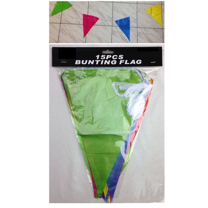 9m BUNTING FLAG Colourful Triangle Party Banner Birthday Wedding Flags Outdoor.